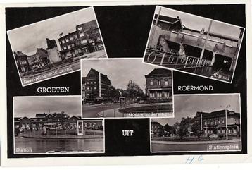 Roermond groeten uit 5-vensterkaart -ca, 1956.