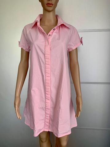 E341 Nieuw: NIKKIE: maat XS/S=34/36 jurk tunienk blouse roze