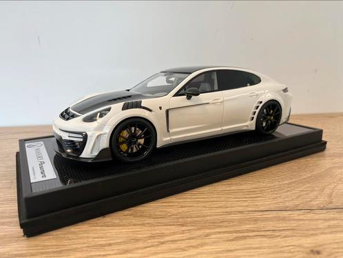 Porsche Panamera wit 1:18 T&P, Hobby en Vrije tijd, Modelauto's | 1:18, Nieuw, Auto, Overige merken, Ophalen of Verzenden