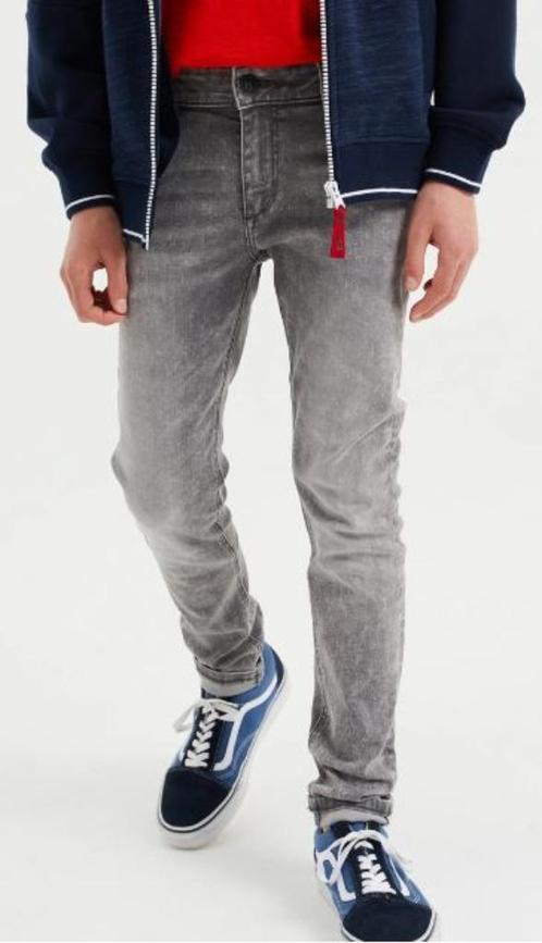 Fijne grijze Blue Ridge slim fit stretch jeans mt 158., Kinderen en Baby's, Kinderkleding | Maat 158, Zo goed als nieuw, Jongen