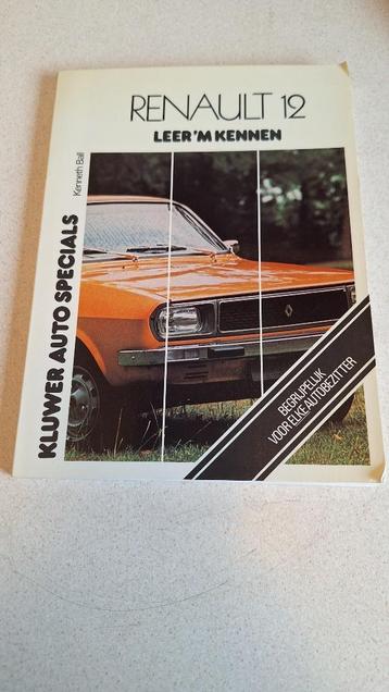 renault 12 boek / vraagbaak  KLUWER