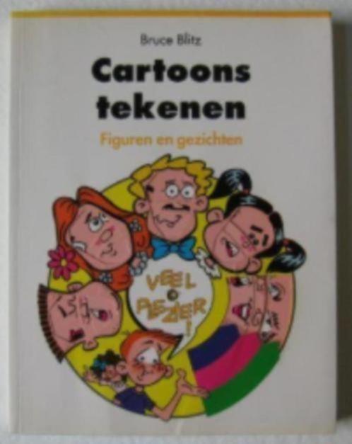 Cartoons tekenen (figuren en gezichten) Bruce Blitz, Boeken, Hobby en Vrije tijd, Zo goed als nieuw, Ophalen of Verzenden