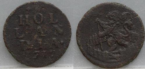 Duit Holland 1717, Postzegels en Munten, Munten | Nederland, Losse munt, Overige waardes, Vóór koninkrijk, Verzenden
