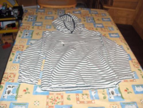 Blauw off white katoen bretonse hoody trui TOM DU 92/98 zgan, Kinderen en Baby's, Kinderkleding | Maat 92, Zo goed als nieuw, Jongen of Meisje