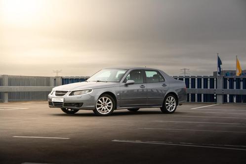 Saab 9-5 2.0t sedan Titan grey metallic, Auto's, Saab, Bedrijf, Saab 9-5, ABS, Airbags, Airconditioning, Boordcomputer, Centrale vergrendeling