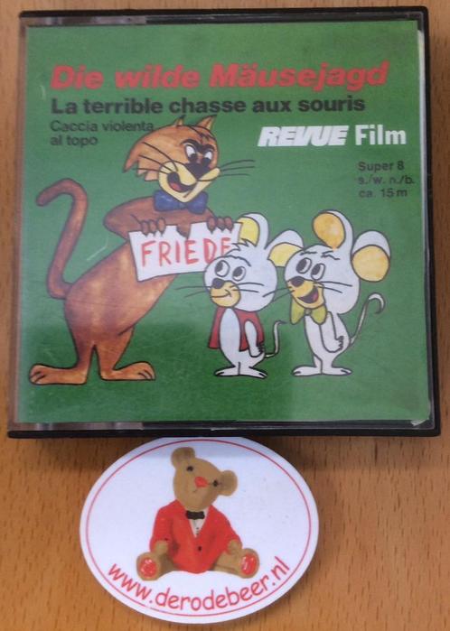 Super 8mm film: die wilde mäusejagd, Audio, Tv en Foto, Filmrollen, 8mm film, Ophalen of Verzenden