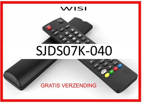 Vervangende afstandsbediening voor de SJDS07K-040 van WISI., Audio, Tv en Foto, Afstandsbedieningen, Nieuw, Ophalen of Verzenden