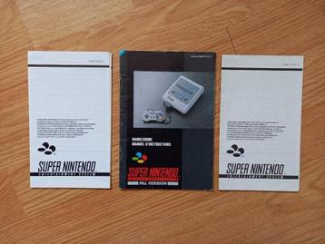 Handleidingen/manuals voor de Super Nintendo (SNES)