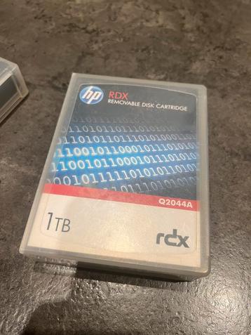HP RDX 1TB Backup Schijven Q2044A 4x Tandberg Dell RD1000