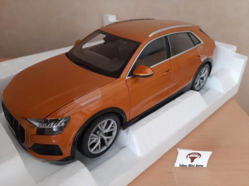 Audi Q8 oranje metallic van Norev HQ 1:18, Hobby en Vrije tijd, Modelauto's | 1:18, Nieuw, Auto, Norev, Ophalen of Verzenden