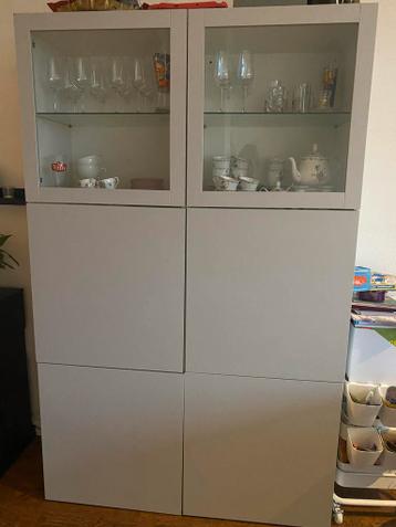 Ikea Besta kast met glazen deuren - afbeelding 1 Ikea Besta kast met glazen deuren - afbeelding 1