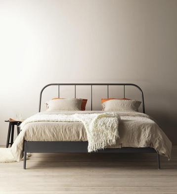 IKEA KOPARDAL metalen bedframe antraciet incl lattenbodem - afbeelding 2 IKEA KOPARDAL metalen bedframe antraciet incl lattenbodem - afbeelding 2