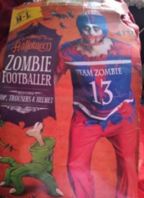 Zombie voetballer mt M / L, Kleding | Heren, Carnavalskleding en Feestkleding, Nieuw, Kleding, Maat 52/54 (L), Ophalen of Verzenden