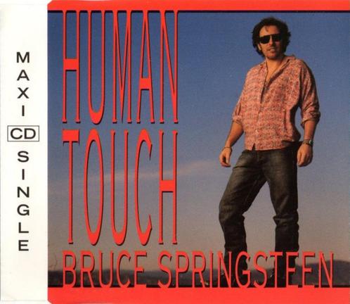 Bruce Springsteen – Human Touch cd maxi, Cd's en Dvd's, Cd Singles, Gebruikt, Pop, 1 single, Maxi-single, Ophalen of Verzenden