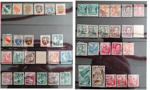 DUITSLAND geallieerde bezetting BADEN RHEINLAND WÜRTTEMBERG, Postzegels en Munten, Postzegels | Europa | Duitsland, Gestempeld