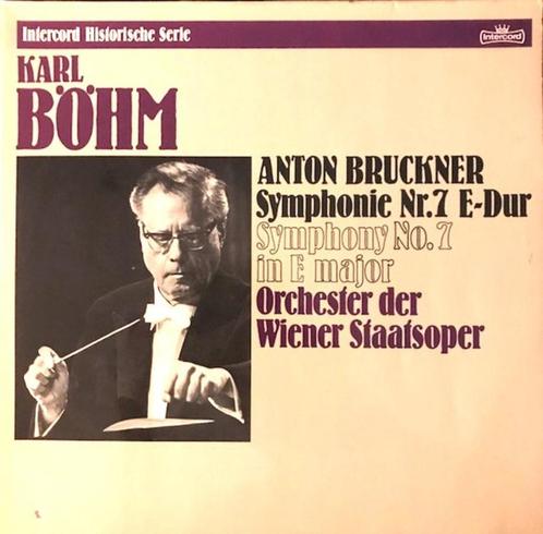 2LP - Anton Bruckner - Symphonie Nr.7 - Karl Böhm, Cd's en Dvd's, Vinyl | Klassiek, Zo goed als nieuw, Romantiek, Orkest of Ballet