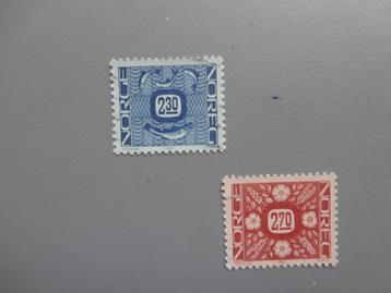 Postzegels Noorwegen 1969 - -1991 Kristiansand - Fish&Flower
