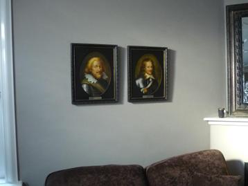 Set: schilderijen Johan graaf van Nassau en Prins van Oranje