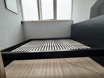 Bedframe Malm Ikea zwart - afbeelding 5 Bedframe Malm Ikea zwart - afbeelding 5
