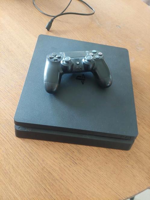 PS4 Slim 500 GB Spellen apart, Spelcomputers en Games, Spelcomputers | Sony PlayStation 4, Gebruikt, Slim, 500 GB, Met 1 controller