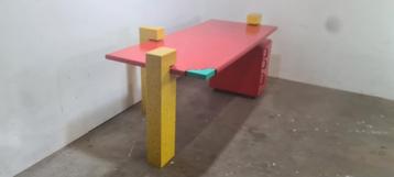 Uniek Memphis Stijl Bureau - afbeelding 3 Uniek Memphis Stijl Bureau - afbeelding 3