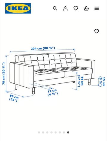 IKEA LANDSKRONA 3-seat sofa - afbeelding 4 IKEA LANDSKRONA 3-seat sofa - afbeelding 4
