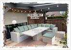 ACTIE! Steigerhouten Loungeset Loungebank Hoekbank Tuinbank