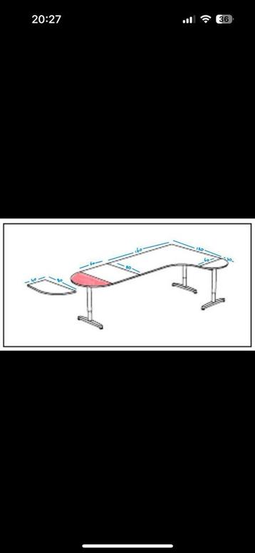 IKEA hoekbureau Galant wit - afbeelding 5 IKEA hoekbureau Galant wit - afbeelding 5