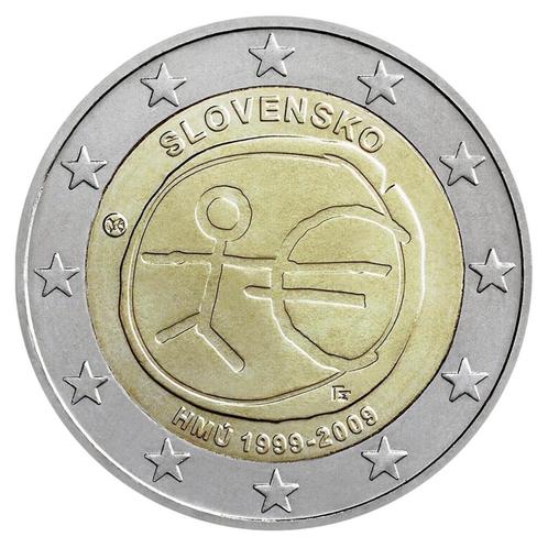 2 euro Slowakije “ EMU ’’ UNC 2009, Postzegels en Munten, Munten | Europa | Euromunten, Losse munt, 2 euro, Slowakije, Verzenden