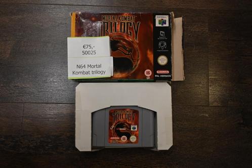 Nintendo 64 Mortal Kombat Trilogy, Spelcomputers en Games, Games | Nintendo 64, Gebruikt, Ophalen of Verzenden
