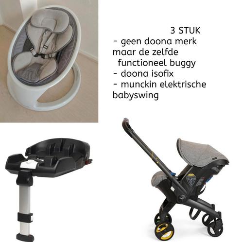 buggy + isofix + elektrische schommel, Kinderen en Baby's, Buggy's, Zo goed als nieuw, Overige merken, Ophalen of Verzenden