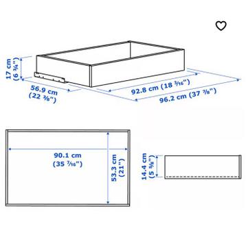 KOMPLEMENT Lades voor IKEA PAX kast - afbeelding 4 KOMPLEMENT Lades voor IKEA PAX kast - afbeelding 4