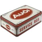 Audi service box voorraadblik van metaal reclame trommel
