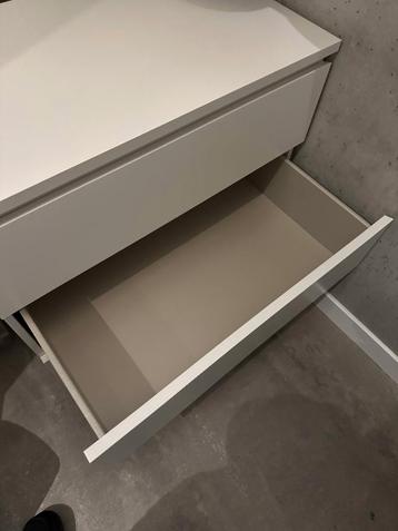 IKEA MALM Ladekast 3 lades | Wit | 80x78 cm - afbeelding 2 IKEA MALM Ladekast 3 lades | Wit | 80x78 cm - afbeelding 2