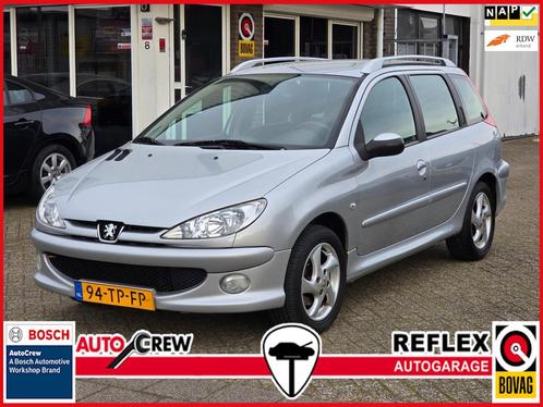 Peugeot 206 SW 1.6-16V Air-line 3 AUTOM|AIRCO, Auto's, Peugeot, Bedrijf, Te koop, ABS, Airbags, Airconditioning, Boordcomputer