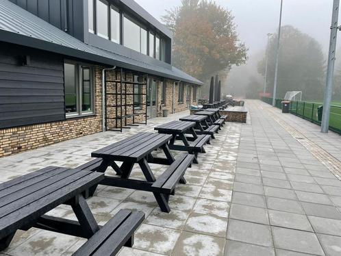 Vol kunststof picknicktafels, sterk en onderhoudsvrij!!, Tuin en Terras, Tuintafels, Nieuw, Ophalen of Verzenden