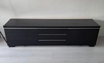 IKEA BESTÅ BURS tv-meubel in hoogglans zwart - afbeelding 8 IKEA BESTÅ BURS tv-meubel in hoogglans zwart - afbeelding 8