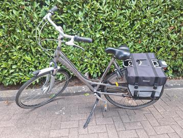 Nette Gazelle Paris plus/damesfiets/frame 57/zilvergrijs