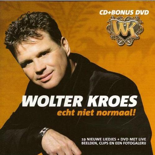 Wolter Kroes – Echt Niet Normaal Cd +DVD, Cd's en Dvd's, Cd's | Nederlandstalig, Zo goed als nieuw, Pop, Verzenden