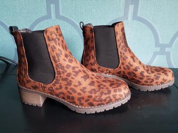 Chelsea boots maat 39 (panter/leopard)