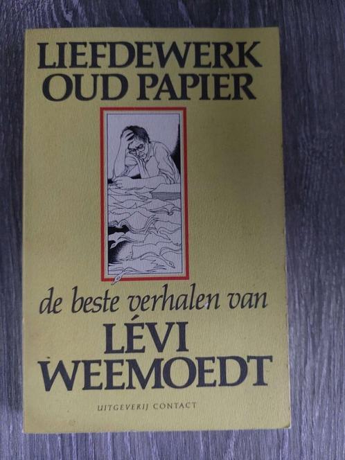 Levi Weemoedt - Liefdewerk oud papier, Boeken, Essays, Columns en Interviews, Gelezen, Eén auteur, Ophalen of Verzenden
