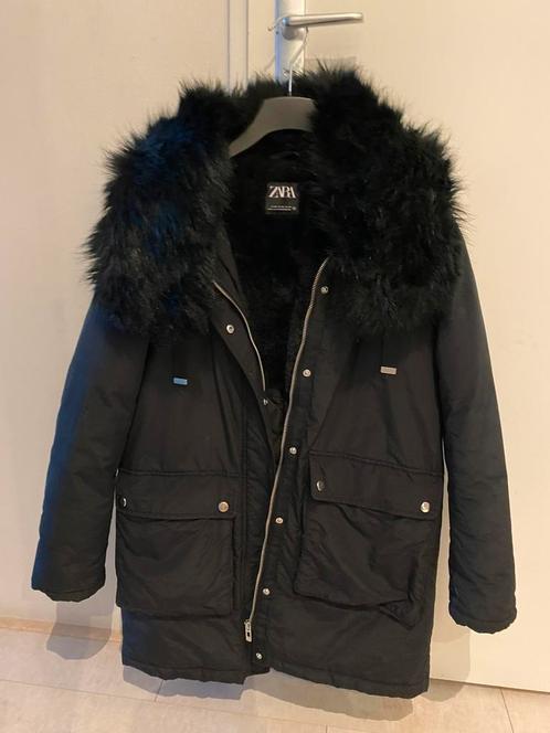 Zara jas zwart maat XS, Kleding | Dames, Jassen | Winter, Zo goed als nieuw, Maat 34 (XS) of kleiner, Zwart, Ophalen of Verzenden