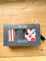 Apollo 3-pack dames sokken roze/grijs, maat 36-41 - wyp
