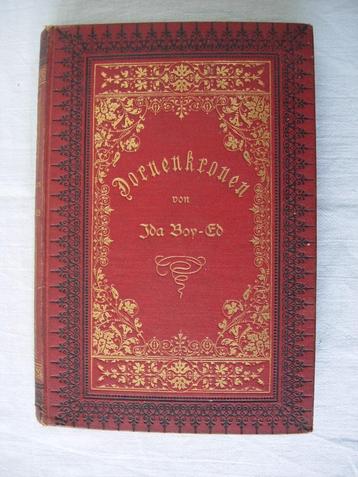 Ida Boy-Ed Dornenkronen 1886 boekbanden fraaie band  
