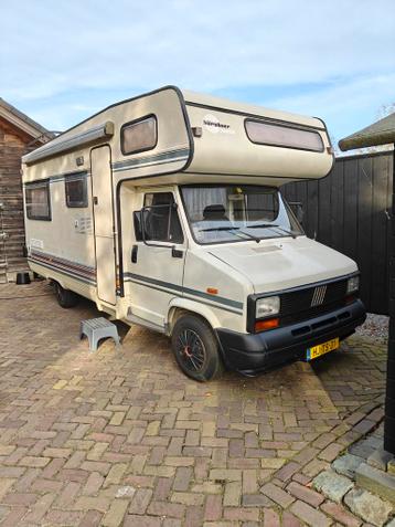 Mooie Fiat Ducato camper 19TD 1989