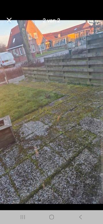 Gratis grindtegels: 95 stuks 60x40, 20 stuks 50x50