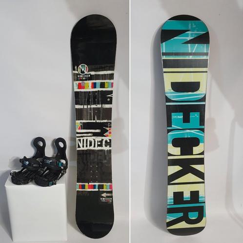 nidecker snowboard 159 inc bindingen evt boots (158 160 ), Sport en Fitness, Snowboarden, Zo goed als nieuw, Board, Ophalen of Verzenden