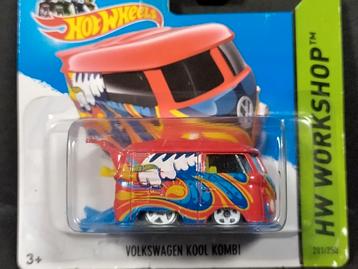 Volkswagen VW Kool Kombi art Car 1:64 3inch Hotwheels Pol 