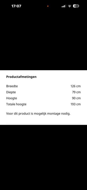 Zeer nette Vadholma keukenwiland van ikea compleet - afbeelding 5 Zeer nette Vadholma keukenwiland van ikea compleet - afbeelding 5