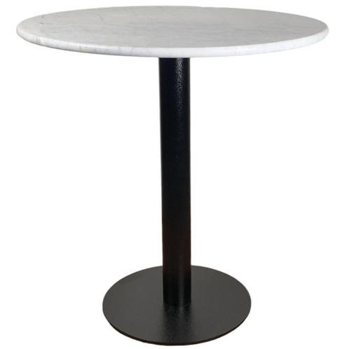 Restaurant tafel marmer rond 70 cm tafelblad en metaal onder, Huis en Inrichting, Tafels | Eettafels, Nieuw, 50 tot 100 cm, 50 tot 100 cm